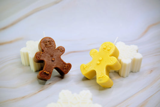 Gingerbread Man Candle