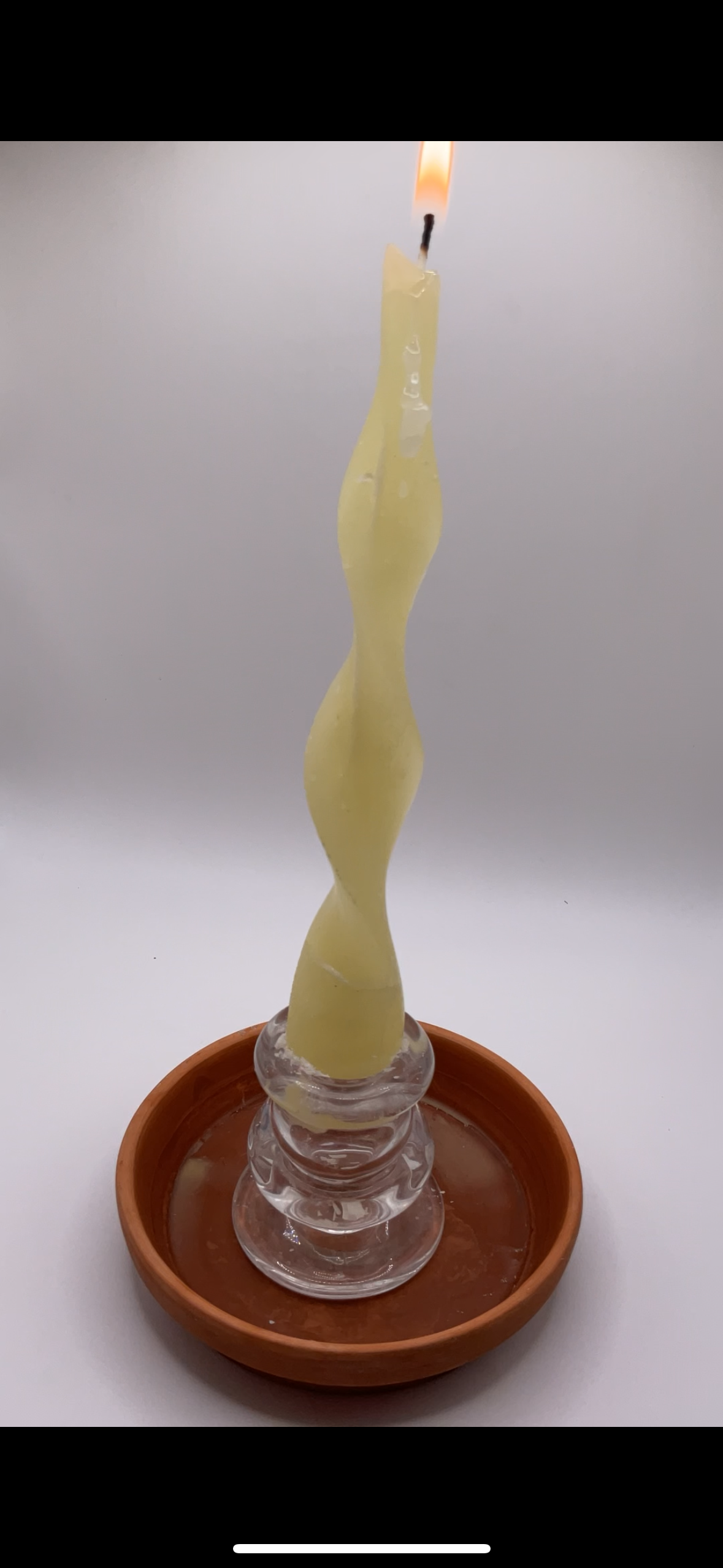 Swirled Candlestick