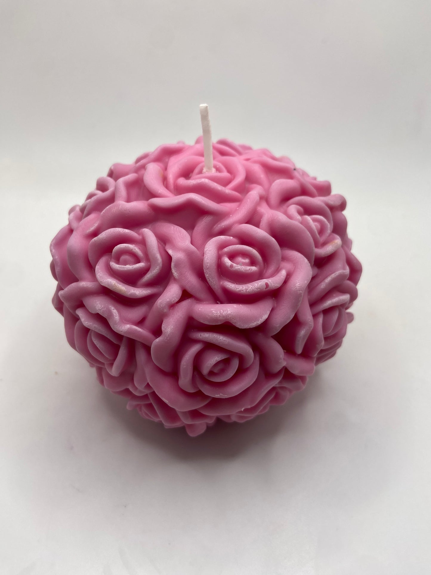 Rose ball candle