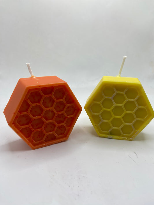 Honeycomb Hexagon Candle