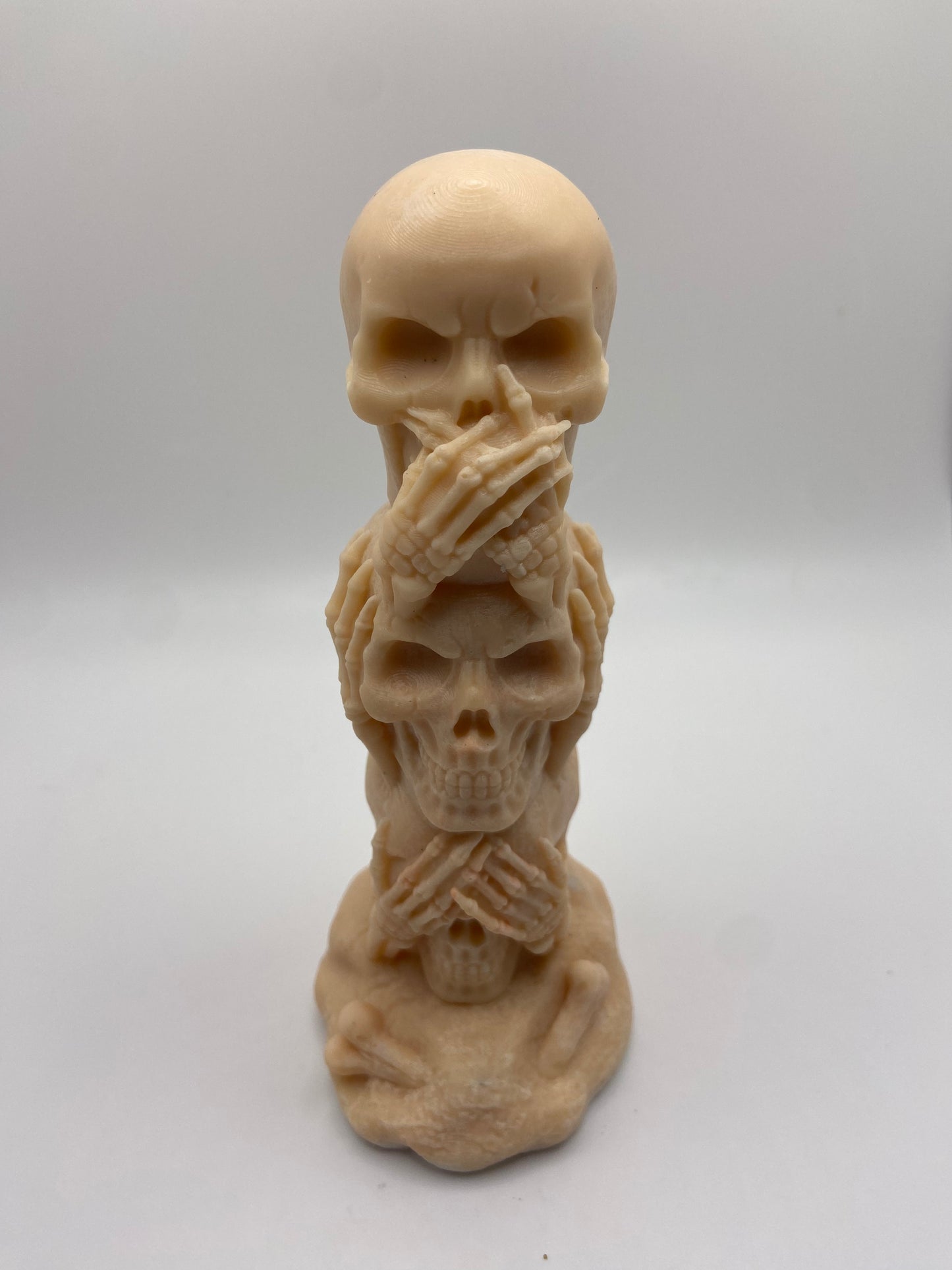 Stacked Skulls Candle