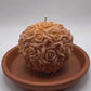 Rose ball candle
