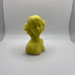 Closed-Eyed Woman Bust Candle