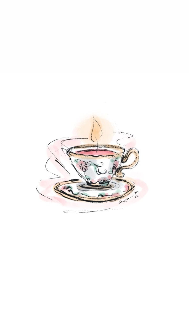 teacup tumblr drawing