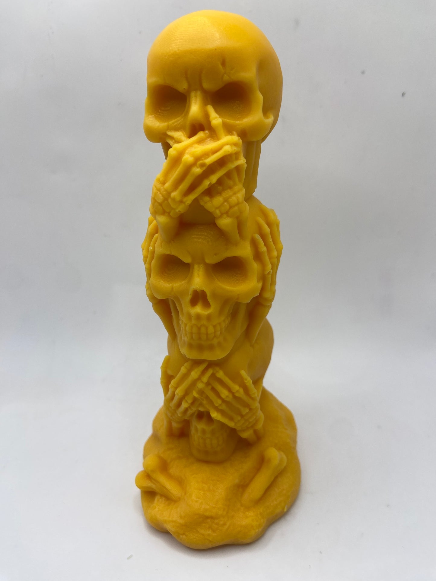 Stacked Skulls Candle