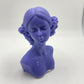 Closed-Eyed Woman Bust Candle