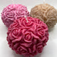 Rose ball candle